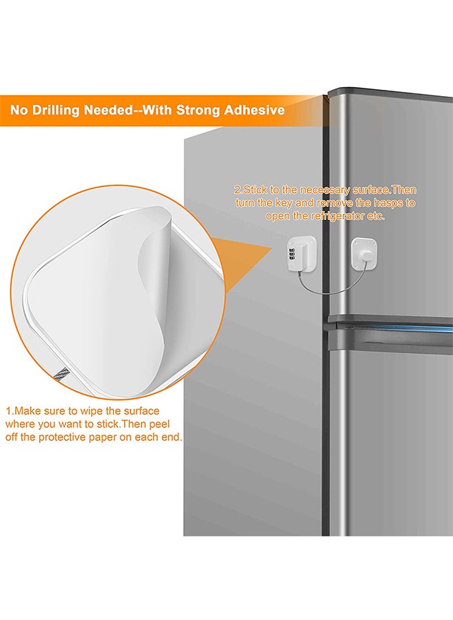 Pack of 2 Password Fridge Lock