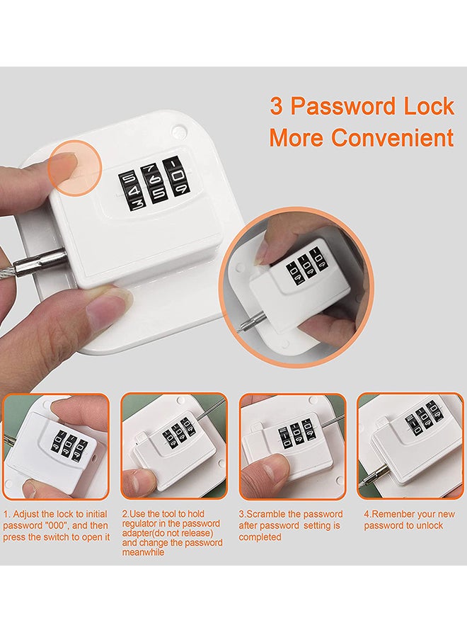 Pack of 2 Password Fridge Lock