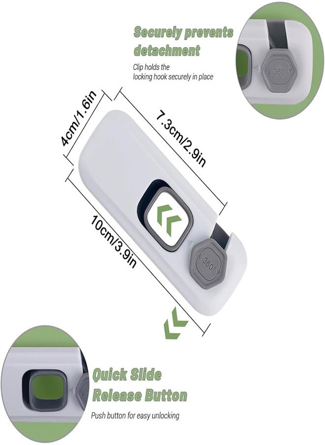 Kids Security Refrigerator Locks, 4Pcs Protective Self Adhesive Latches.Pinch Proof Lock for Toddlers and Children.Ideal for Refrigerators Cabinets Drawers Wardrobes and Freezers