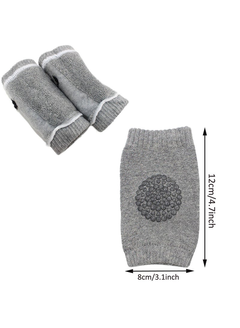 5 Pairs Baby Crawling Anti Slip Knee Pads,Baby Knee Protectors Toddlers Leg Warmers
