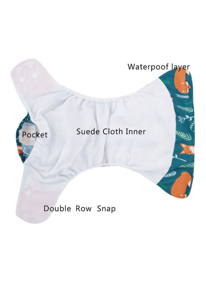 4-Piece Washable Cloth Diaper Set