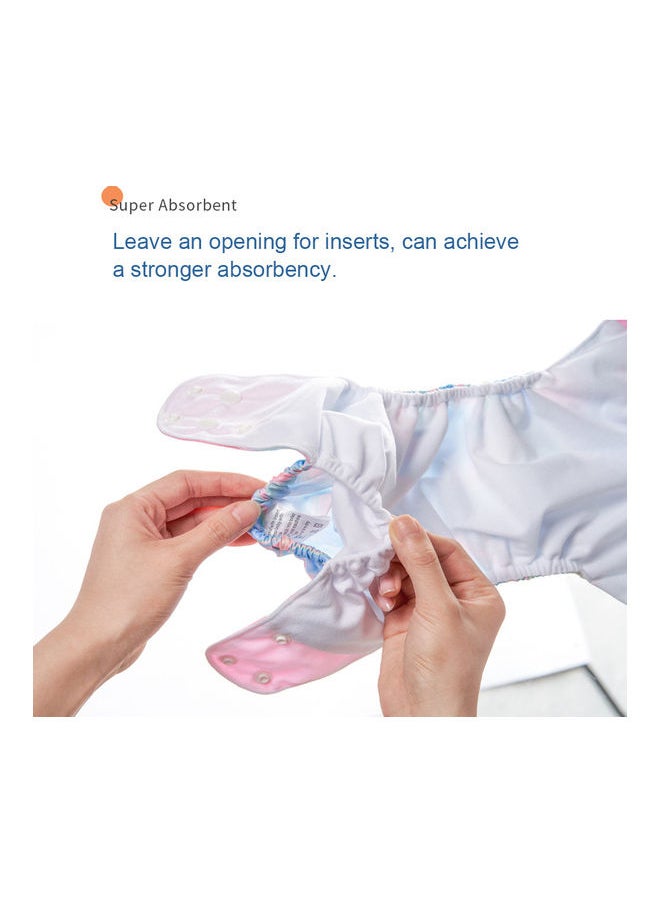 4-Piece Washable Cloth Diaper Set