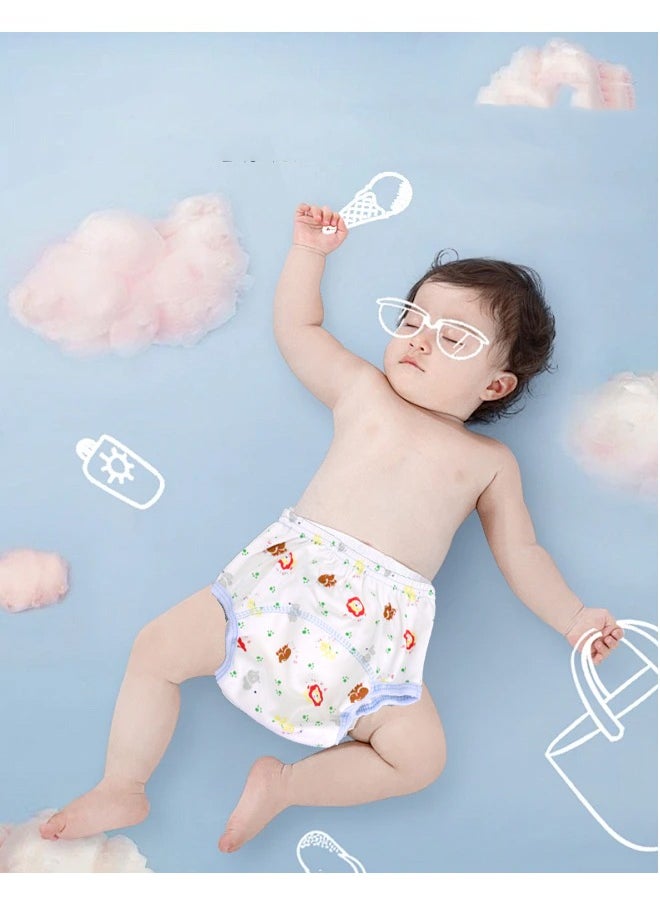 Baby Potty Training Pants, Breathable Toddler Boys and Girls Pee Training Underpants, Reusable Cotton Training Pants for 0-3 Years Baby and Toddlers Unisex,Leak proof breathable bread pants