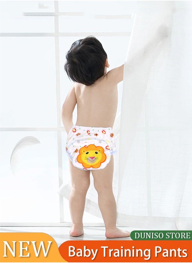 Baby Potty Training Pants, Breathable Toddler Boys and Girls Pee Training Underpants, Reusable Cotton Training Pants for 0-3 Years Baby and Toddlers Unisex,Leak proof breathable bread pants
