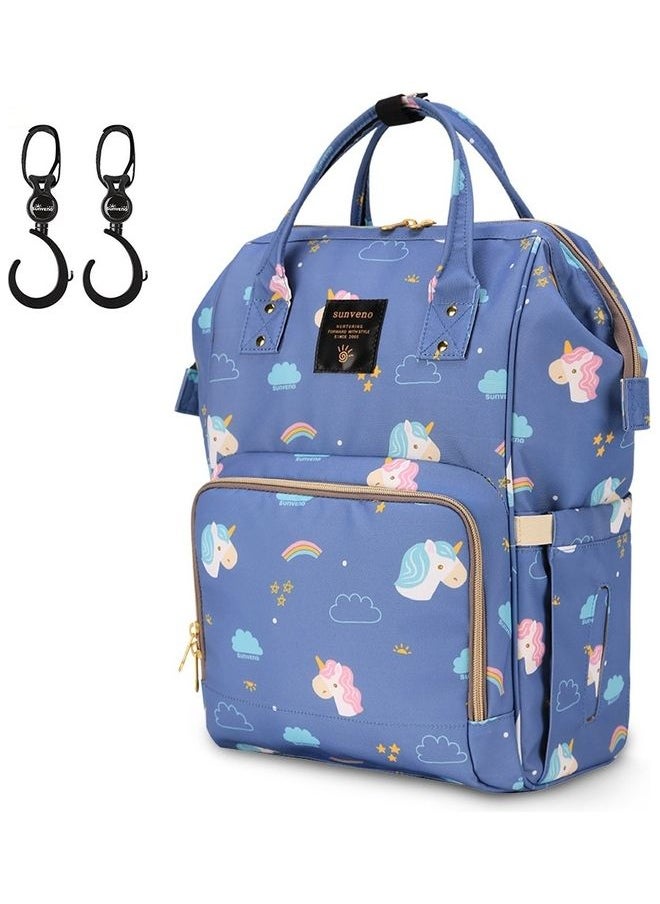 Unicorn Diaper Bag With Stroller Hooks