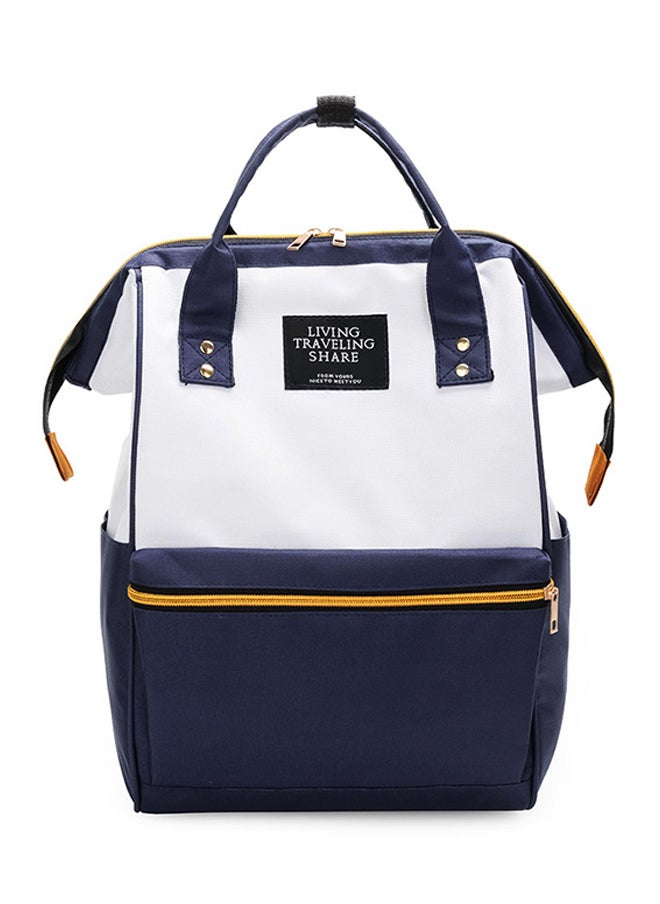 Zipper Closure Canvas Baby Diaper Bag
