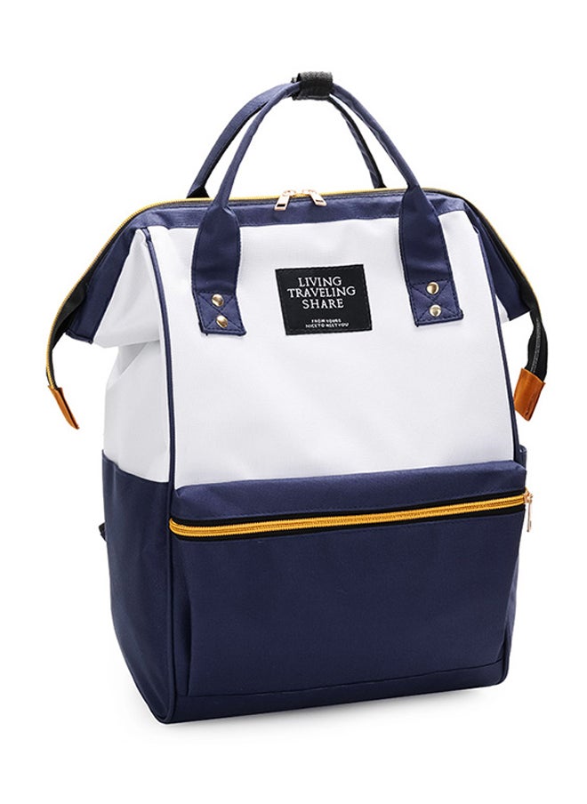 Zipper Closure Canvas Baby Diaper Bag
