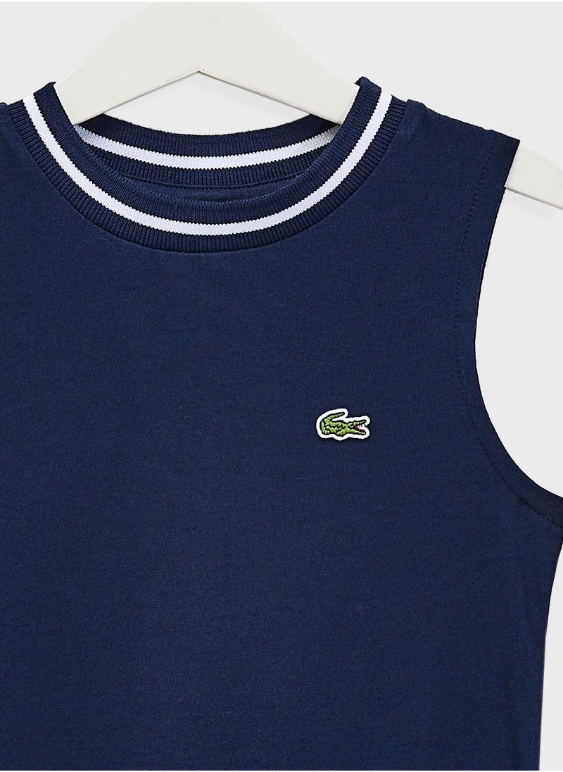 Kids Logo Crew Neck Dress