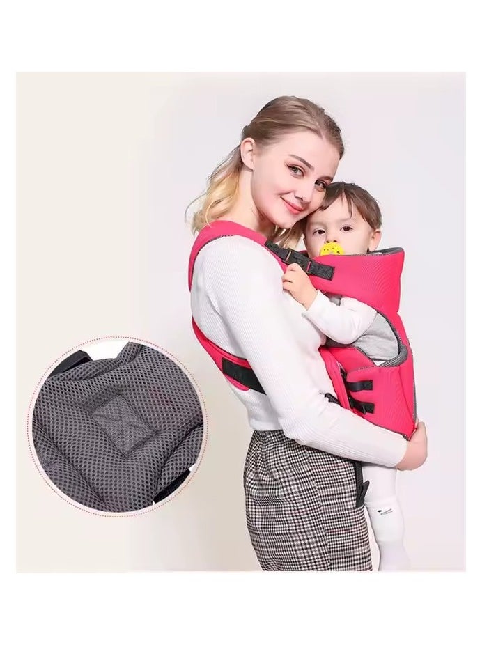 Baby carrier with waist stool, lightweight baby carrier for newborns with hip seat and storage bag, baby waist carrier with waist support adjustable baby carrier, baby waist stool, infant maternity