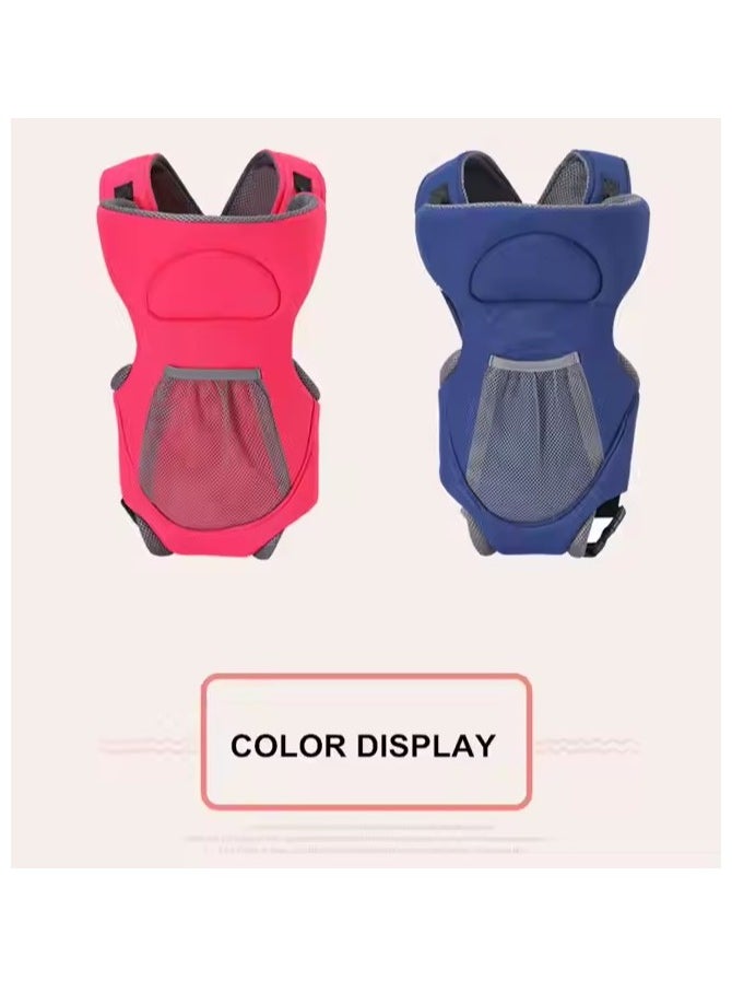Baby carrier with waist stool, lightweight baby carrier for newborns with hip seat and storage bag, baby waist carrier with waist support adjustable baby carrier, baby waist stool, infant maternity