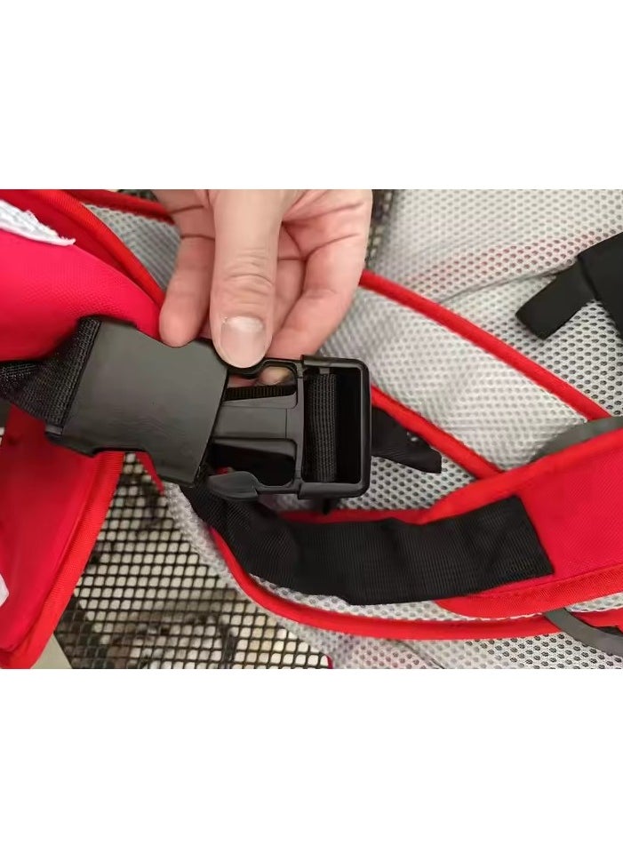 Baby carrier with waist stool, lightweight baby carrier for newborns with hip seat and storage bag, baby waist carrier with waist support adjustable baby carrier, baby waist stool, infant maternity