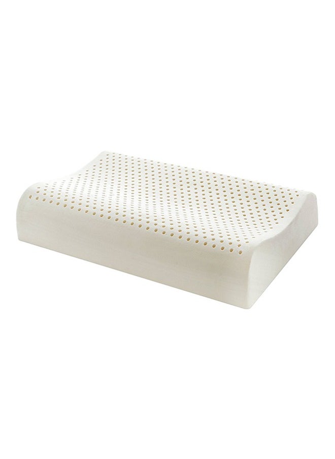 Kids Natural Latex Pillow,Soft Latex Pillow with Comfort Pillowcase,Ergonomic Odorless Latex Cervical Pillow for Side, Back, and Stomach Sleeper