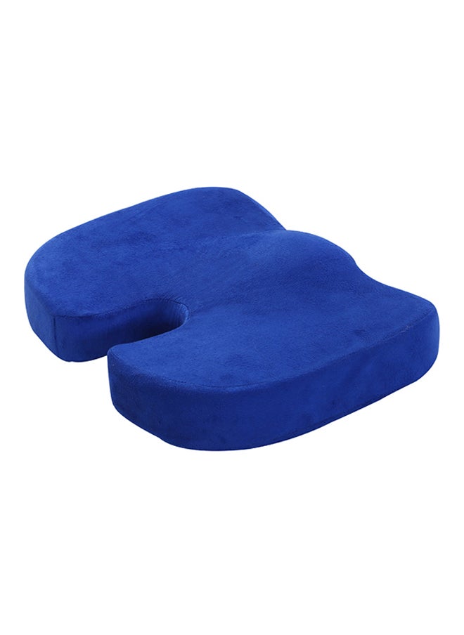 Orthopedic Foam Seat Cushion Blue 45x35x7centimeter