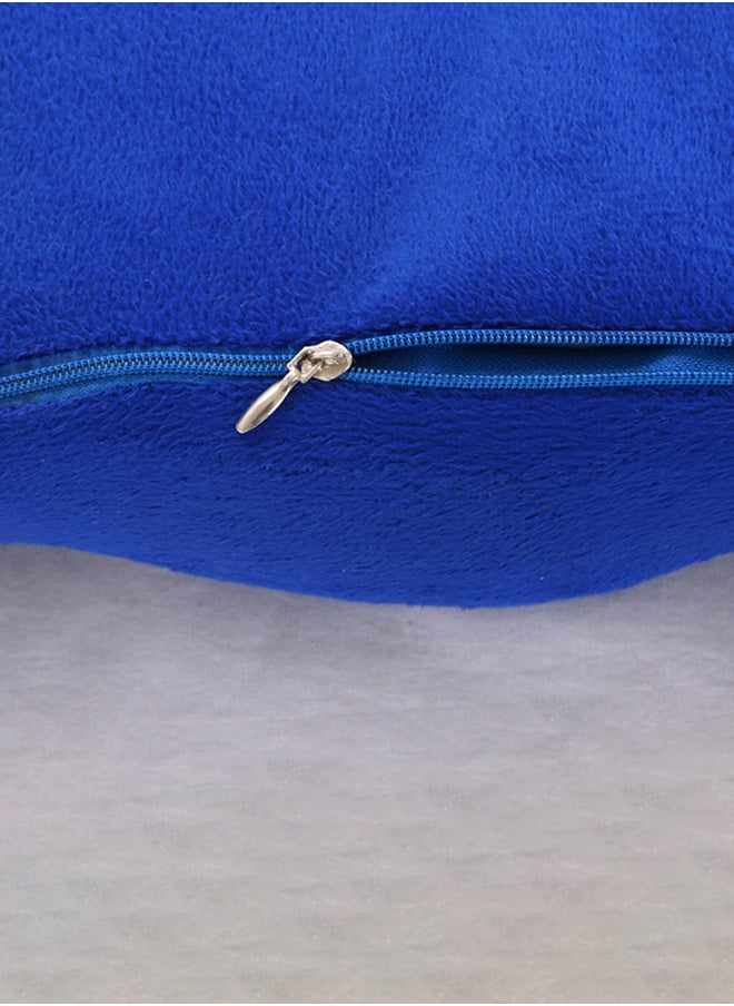 Orthopedic Foam Seat Cushion Blue 45x35x7centimeter