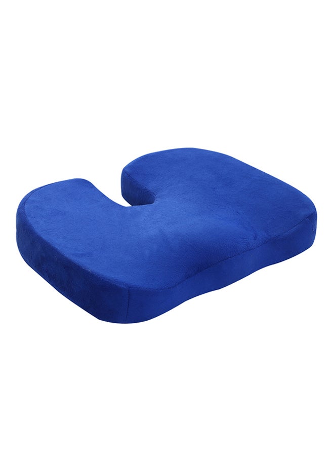 Orthopedic Foam Seat Cushion Blue 45x35x7centimeter