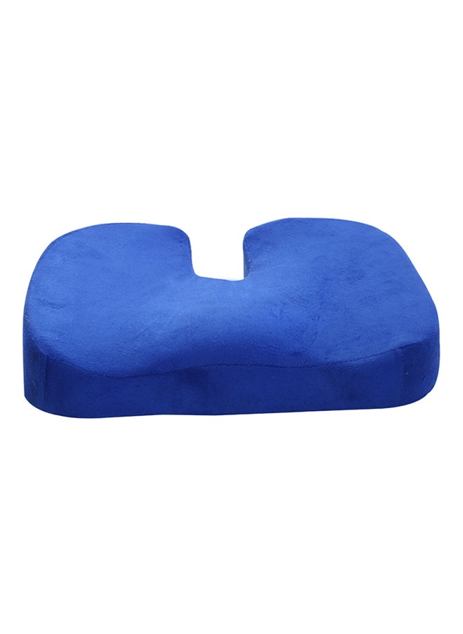 Orthopedic Foam Seat Cushion Blue 45x35x7centimeter