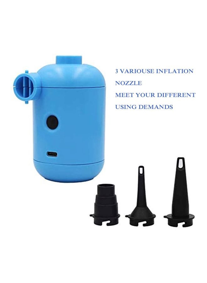Air Inflatable Pump Blue/Black 17x11cm