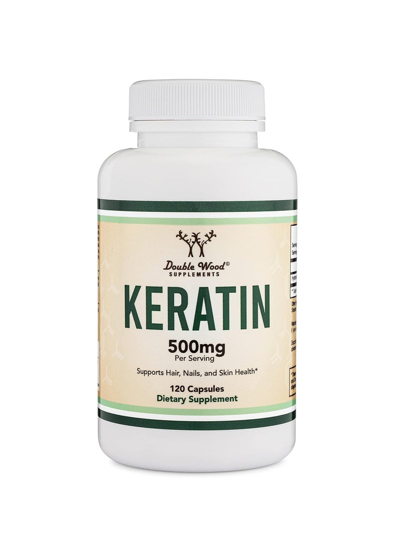 Keratin Hair Growth Vitamin 250 mg 120 capsules