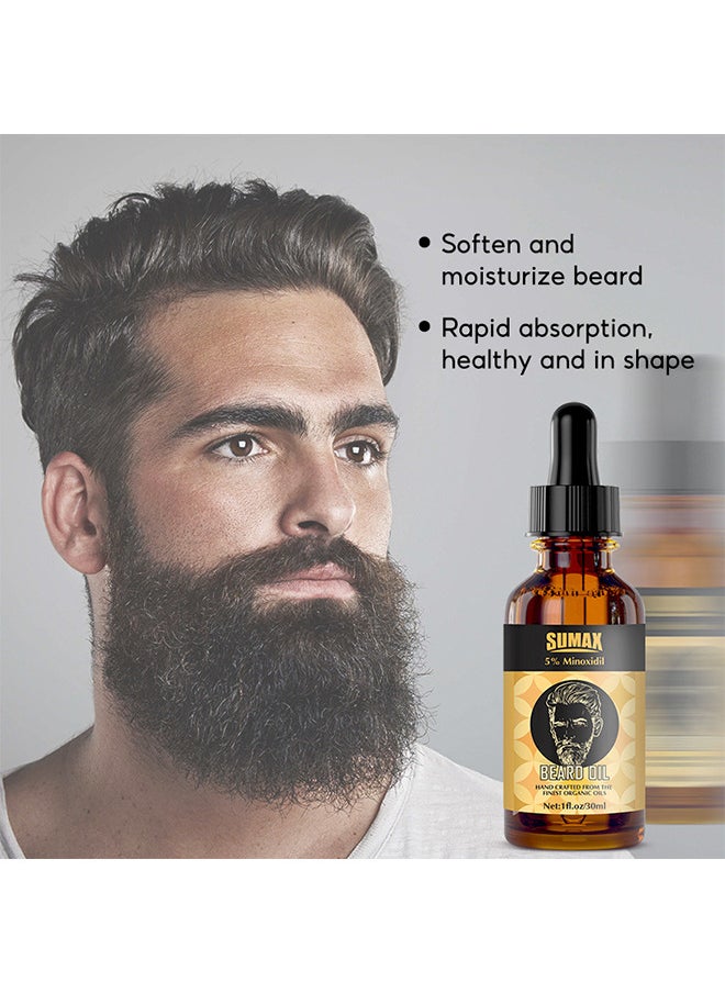 Beard Growth Oil, With 5% Minoxidil 30ML