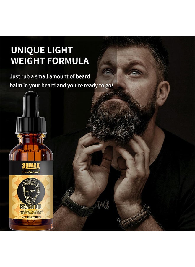 Beard Growth Oil, With 5% Minoxidil 30ML
