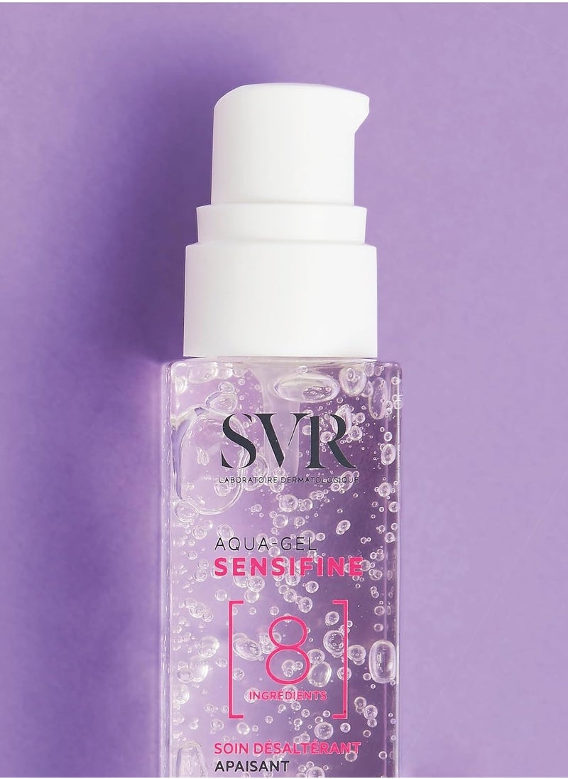 SVR Sensifine Aqua Gel Face Moisturizer with Glycerin, Aloe Vera & Panthenol. Instantly Soothe & Intensely Moisturize Normal to Combination, Sensitive Skin. Fragrance Free, 1.3 Fl.oz.