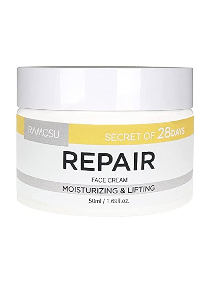 Ramosu] 28 ​Days Repair Face Cream | Moisturizing and lifting 1.69 fl oz