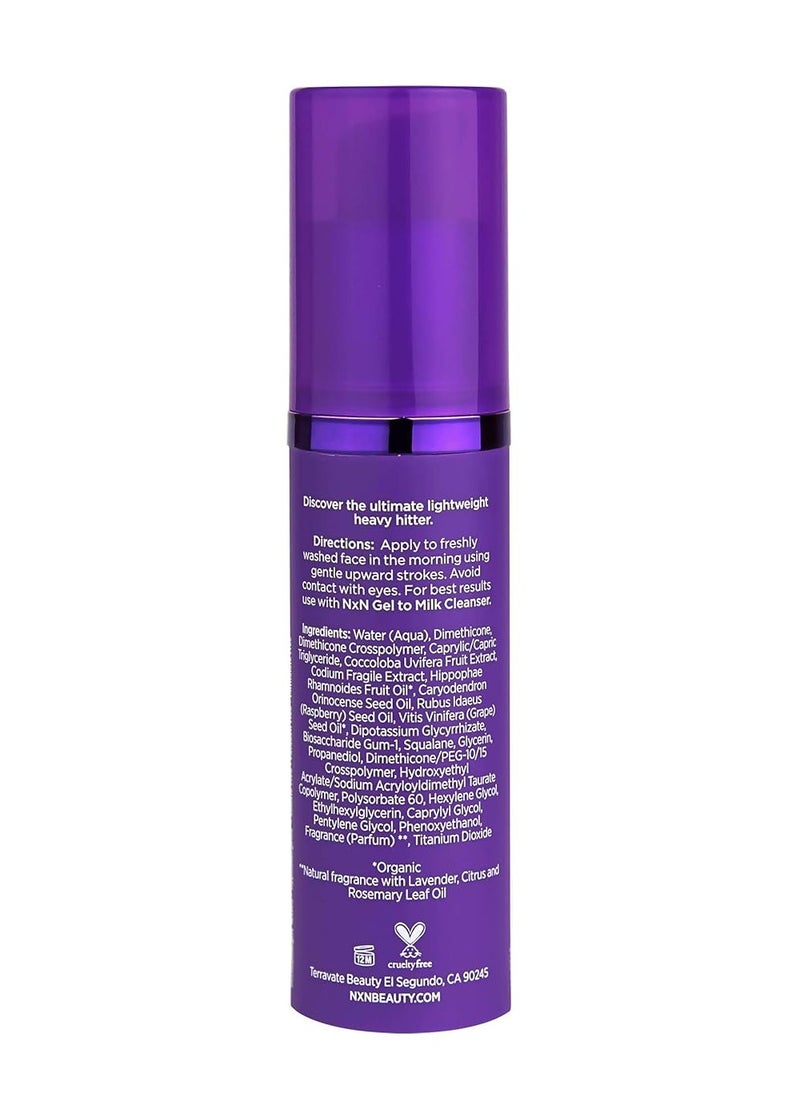 NXN Whipped Day Cream Face Moisturizer with Natural Retinol, Squalane & Grapeseed Oil - Anti Aging Facial Formula for Dry/Sensitive Skin, USA Made