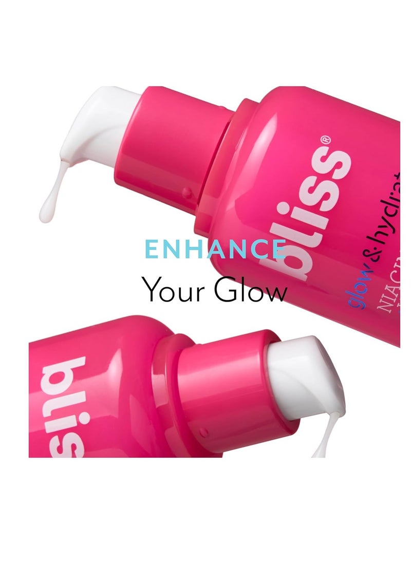 Bliss Hydration Sensation Bundle: Glow & Hydrate Serum + Drench & Quench Cream-to-Water Hydrator | 2-Step Hydrating Skincare Routine for Radiant, Plump Skin