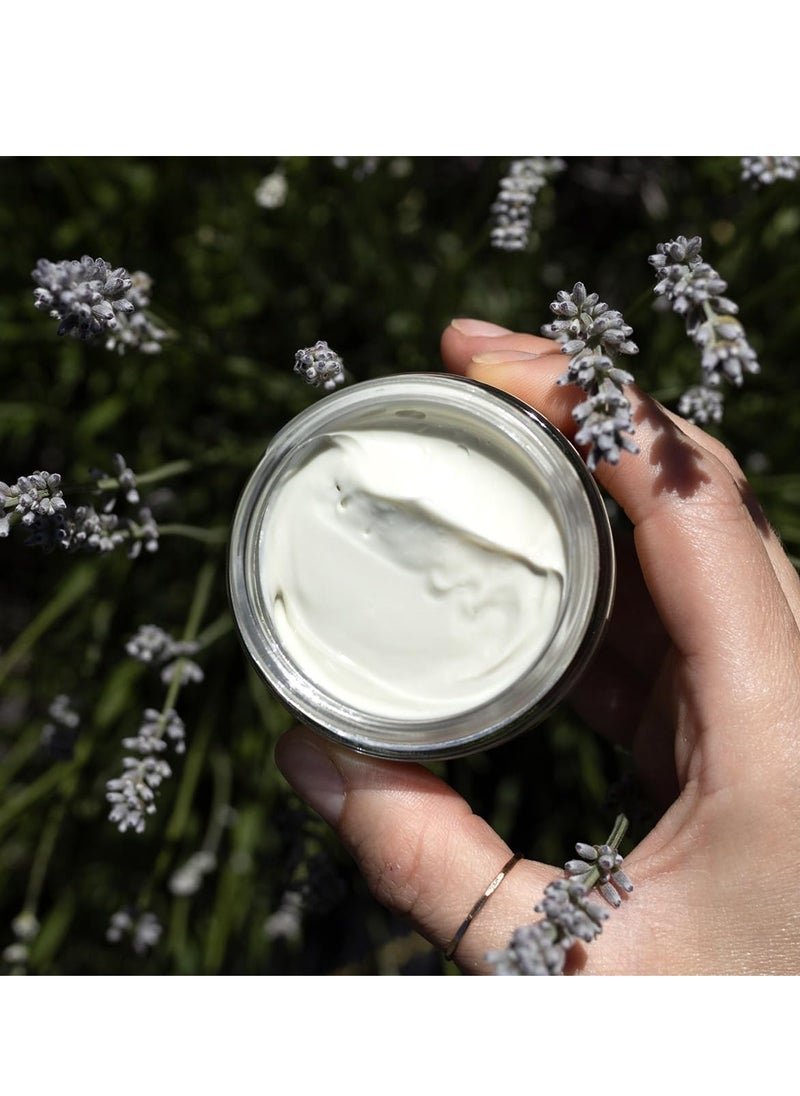 evanhealy Blue Chamomile Moisturizer | Calming Facial Cream with Carrot Seed & Argan Oil | Creamy Moisturizer For Sensitive & Reactive Skin