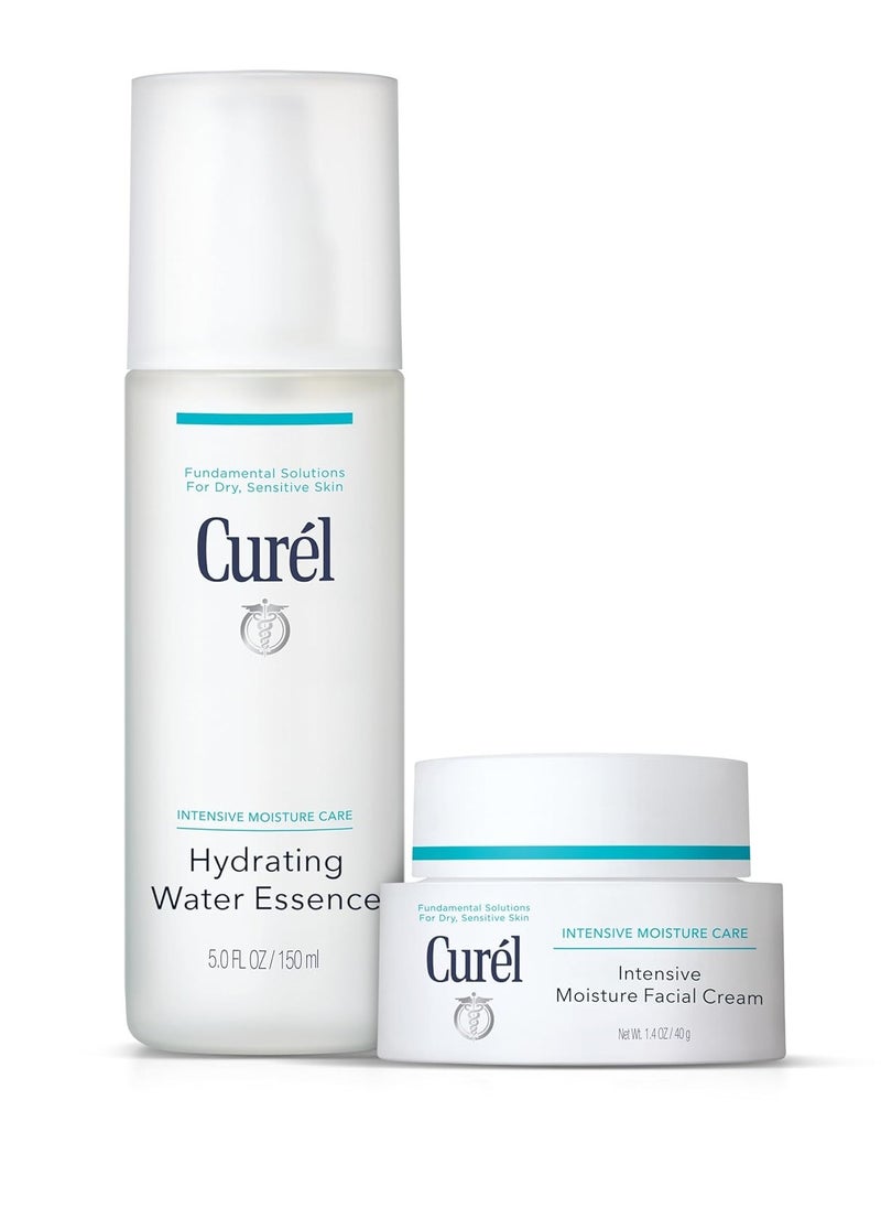 Hydrating Water Essence and Intensive Moisture Facial Cream