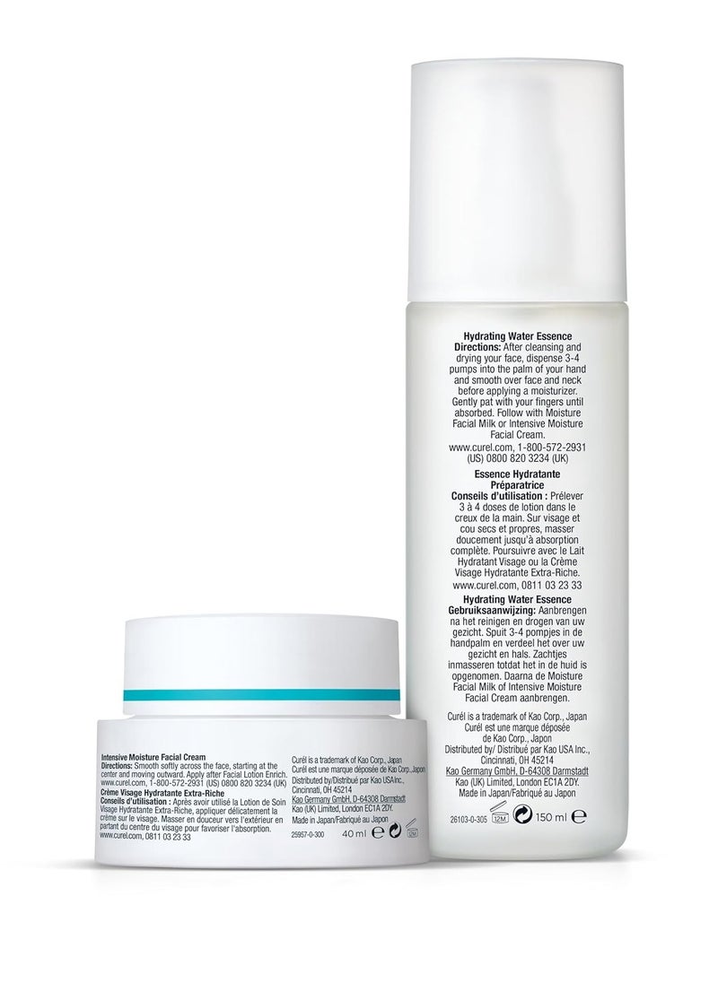 Hydrating Water Essence and Intensive Moisture Facial Cream