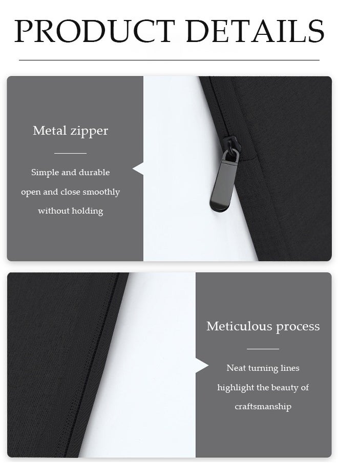 13 Inch Laptop Sleeve Protective Case Soft Lining Padded Zipper Cover Carrying Bag MacBook Pro MacBook Air 13 Inch New MacBook Pro, 13.3 14 Inch Notebook Computer Protective Cover Bag, iPad Tablet B