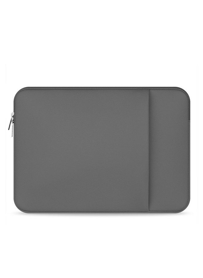 Lightweight 15.6 inch Laptop Bag Sleeve Case for Acer Lenovo Dell Asus HP Huawei Water-Resistant Notebook Cover (dark grey, 15.6 inch)