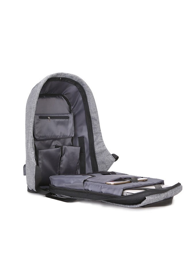 Laptop Backpack,Business Anti Theft Laptop Backpack with USB Charging Port u0026 Headphone Interface, Waterproof College School Computer Bag for Women u0026 Men Fits 15.6 Inch Notebook