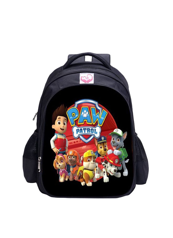 Paw Patrol Printed School Bag Black