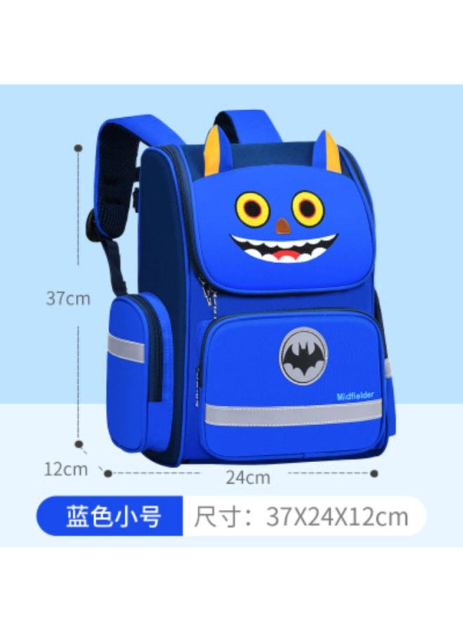Cartoon Printed Backpack Blue/Yellow/White