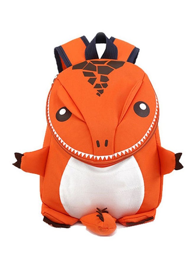 Dinosaur Shape Kids Backpack Orange