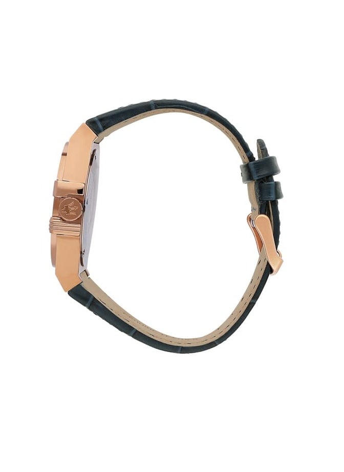 Maserati Potenza Blue Dial Blue Leather Men's Watch R8851108027