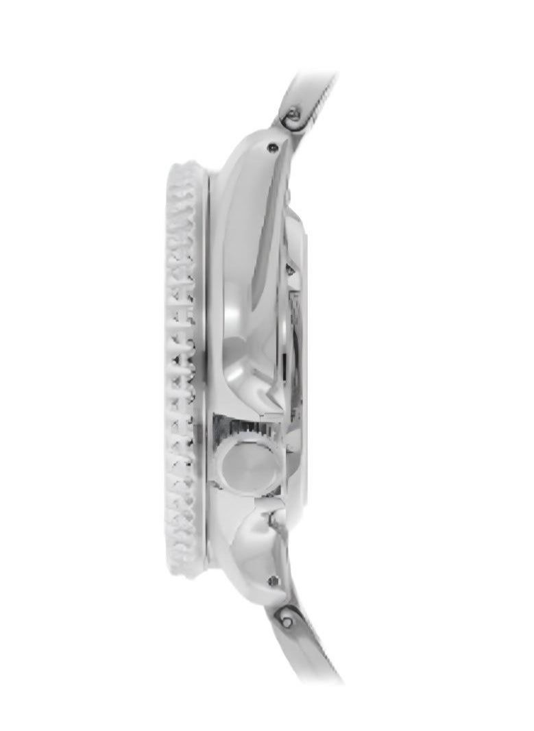 Men's Round Shape Stainless Steel Analog Wrist Watch 43 mm - Orange - SRPD59K1