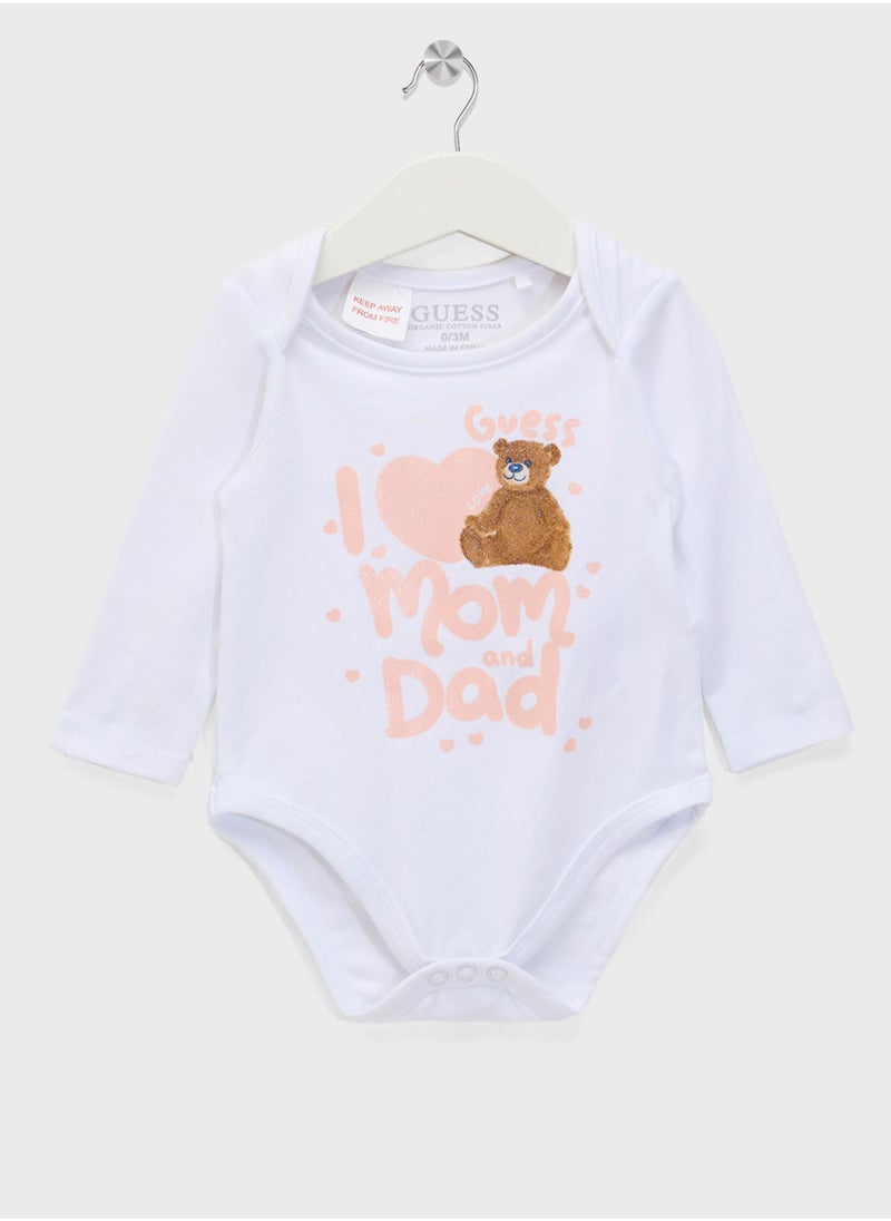 Kids 3 Pack Body Suits & Pants Set