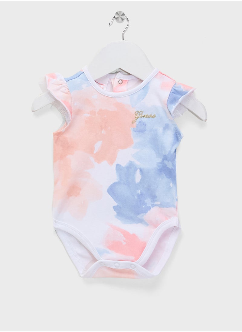 Kids 3 Pack Printed Bodysuits & Shorts Set