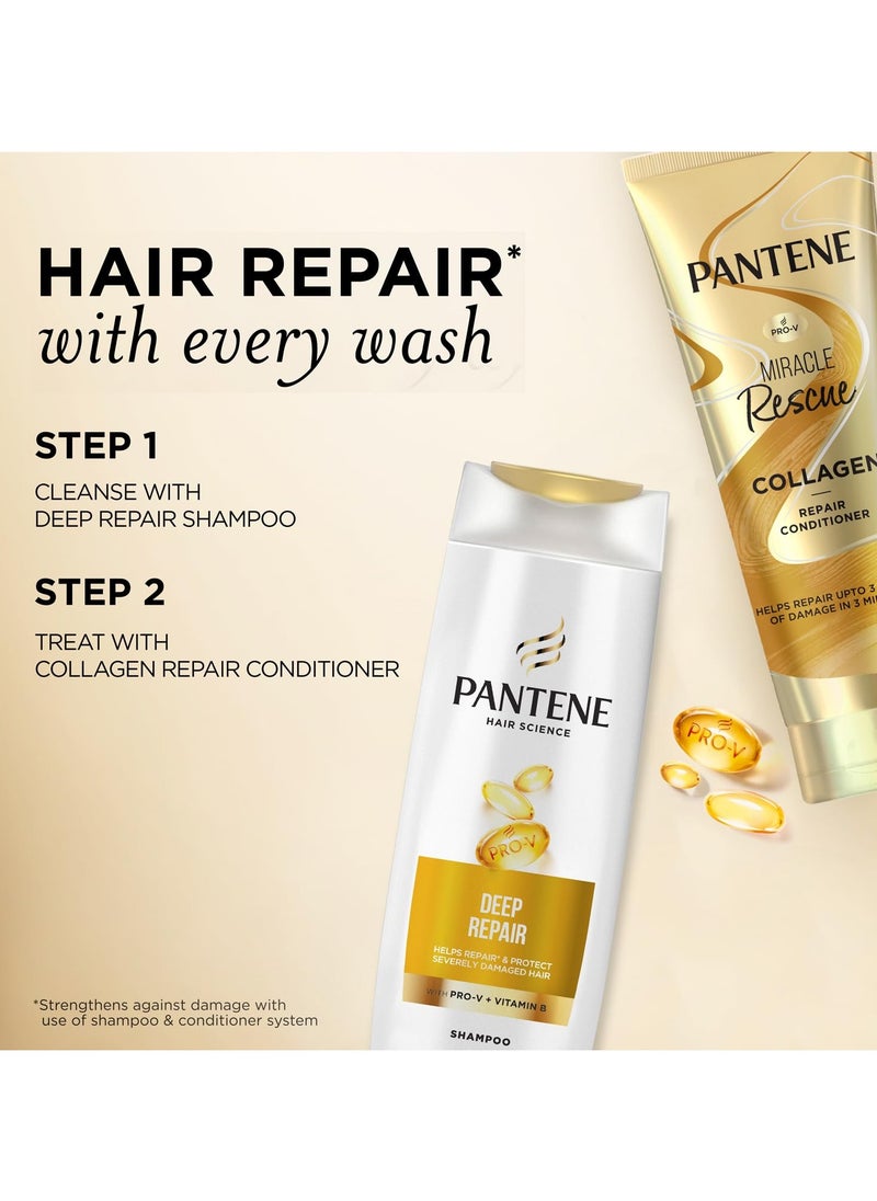 Advanced Hairfall Solution, Total Damage Care Shampoo, Pack of 1, 340ML, Gold