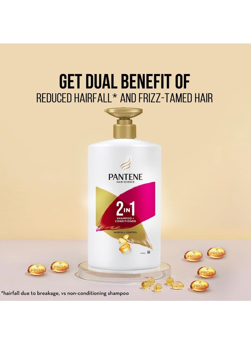Advanced Hairfall Solution, 2in1 Anti-Hairfall Shampoo & Conditioner for Women, 1L