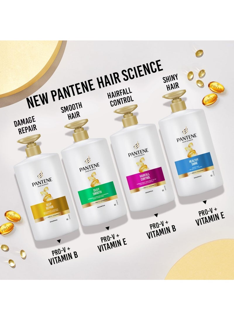 Hair Science Deep Repair Shampoo 1Ltr with Pro-Vitamins & Vitamin B to repair & protect severely damaged hair,for all hair types, shampoo for women & men, shampoo for damaged hair
