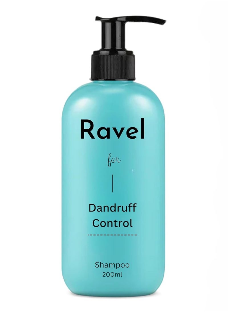 Anti-Dandruff Shampoo, Fights Flakes & Soothes Scalp Irritation, Reduces Itchiness & Prevents Dandruff, For All Hair Types, Men & Women - 200ml