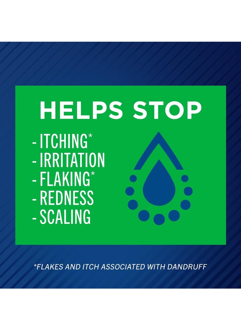 Blue Medicated Moisturizing Dandruff Shampoo, 325ml