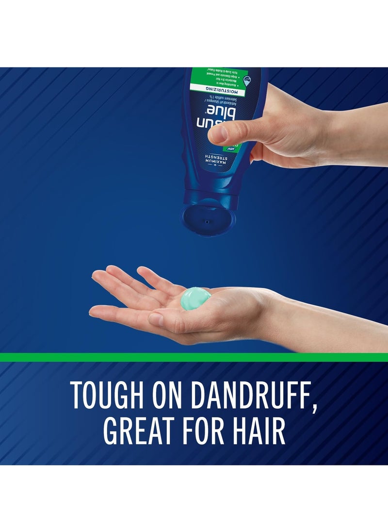 Blue Medicated Moisturizing Dandruff Shampoo, 325ml