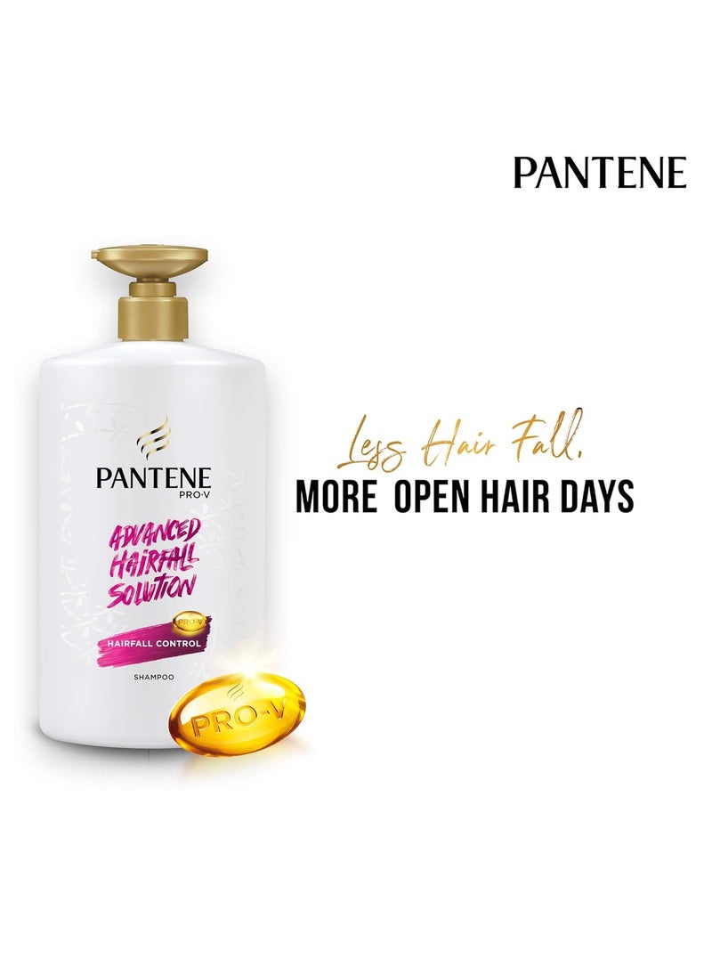 Advanced Hair Fall Solution Anti Hair Fall Shampoo, 1 L & Pantene Advanced Hair Fall Solution Silky Smooth Care Shampoo, 1 L