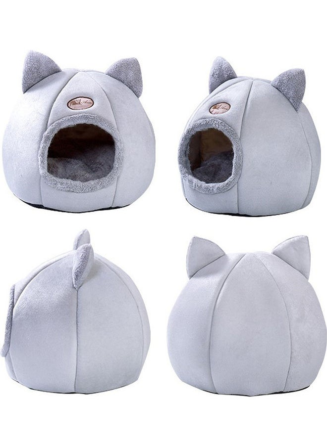 Pet Tent Cave Bed Grey L
