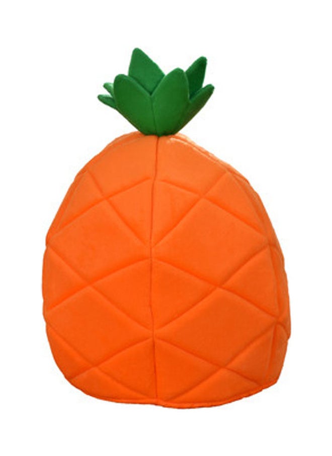 Comfortable  Pineapple Shape Pet House Orange/Green 48cm